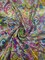 1 Yard Rainbow Abstract Floral Shattered Glass Spandex Fabric for Costumes and Activewear 36" x 60"